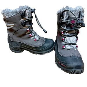 Columbia girls waterproof boots size 2